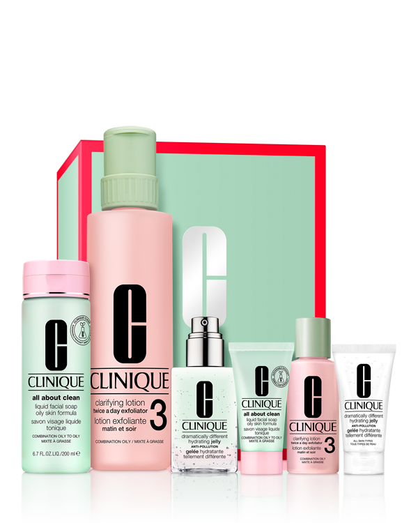 Clinique Great Skin Everywhere for Normal to Oily Skin Gift Set