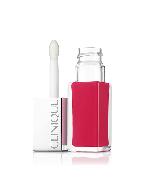 Clinique Pop™ Lacquer Lip Colour + Primer, ลิปสติกที่ให้สีเข้มชัดเจน และเปล่งประกายแวววาว ปกปิดได้เต็มที่จึงมอบริมฝีปากที่อิ่มเต็ม ดูเนียนสวยสมบูรณ์