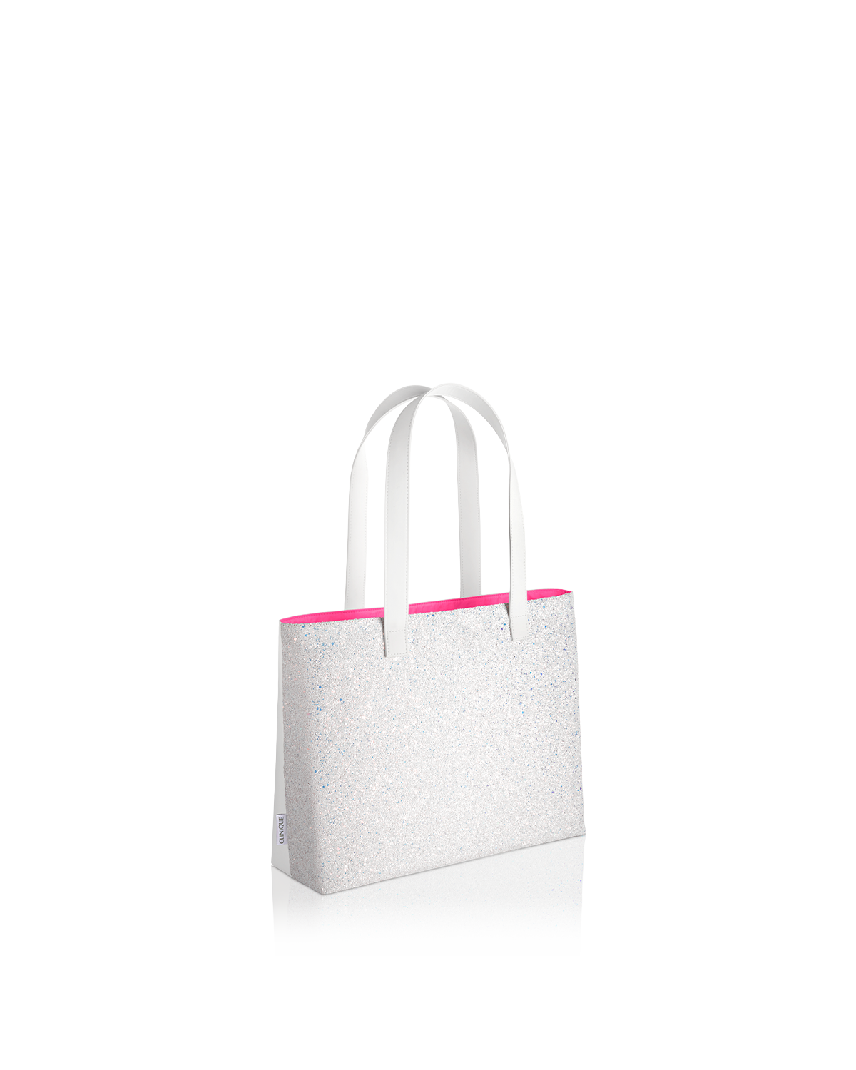 MYO Tote - Glitter/White with Light Pink Lining