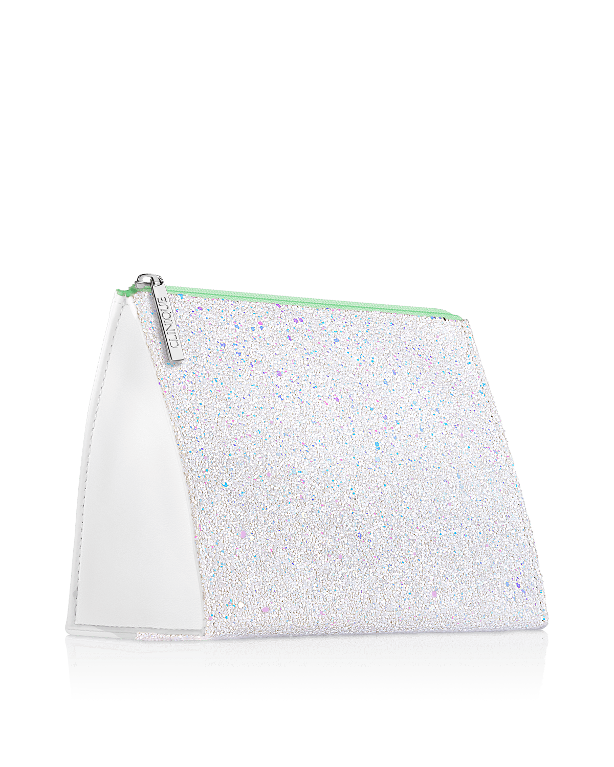 Gift with Purchase - MYO Treatment Bag - Glitter/White with Green Lining