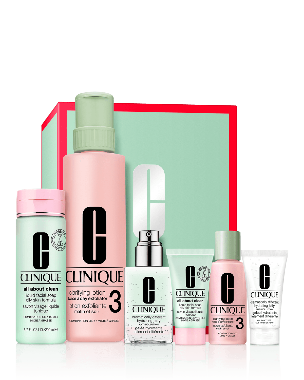 Clinique Great Skin Everywhere for Normal to Oily Skin Gift Set