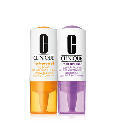 Clinique Fresh Pressed Clinical™ Daily and Overnight Boosters With Pure Vitamins C 10% + A (Retinol)