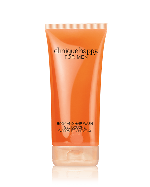 Clinique Happy for Men Body and Hair Wash, เจล 2 คุณสมบัติ ทำความสะอาดทั้งร่างกายและผมได้พร้อมๆกัน ให้ความหอมสดชื่น สร้างความรู้สึกกระฉับกระเฉง ล้างออกง่าย