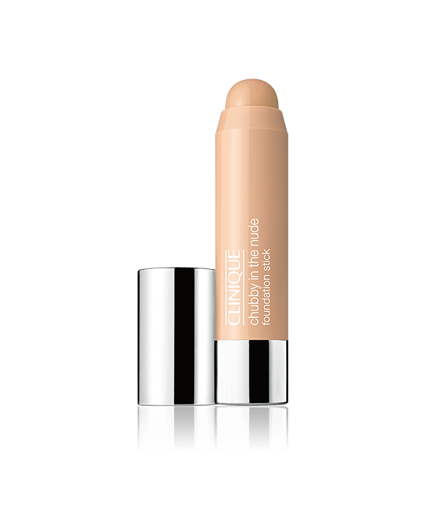 Chubby in the Nude&amp;trade; Foundation Stick, เนรมิตผิวที่แลดูสมบูรณ์แบบในทันที ด้วยรองพื้นแบบแท่งเนื้อครีมที่มอบการปกปิดได้ทั่วทั้งใบหน้า และเหมาะสำหรับใช้เติมหน้าในระหว่างเดินทาง ไม่มีส่วนผสมน้ำมัน